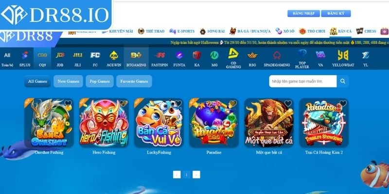 Bắn Cá CQ9 DR88 – Trải Nghiệm Sảnh Game Bắn Cá Hấp Dẫn 1 Giới thiệu tổng quan về Bắn cá CQ9 DR88