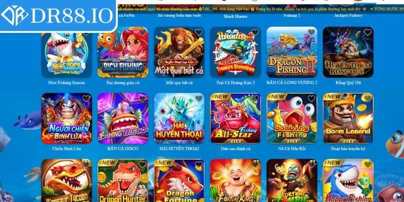 Bắn cá KY DR88 – Sảnh Game Bài Truyền Thống Trung Hoa 1 Giới thiệu sảnh Bắn cá KY DR88