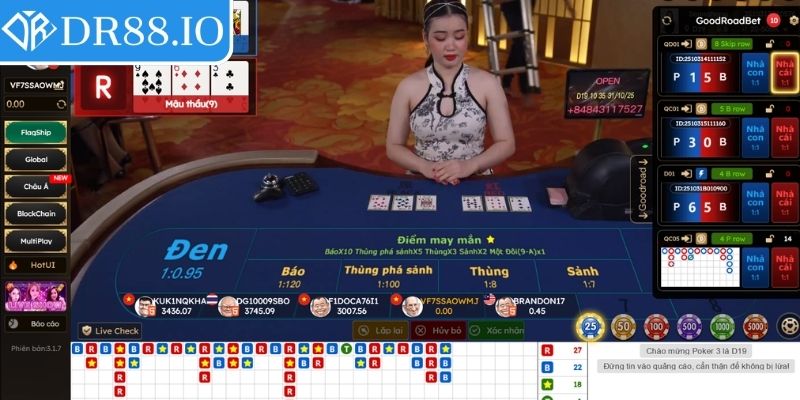DG Casino DR88 – Khám Phá Sòng Bạc Trực Tuyến Đỉnh Cao 3 Poker hấp dẫn và kịch tính