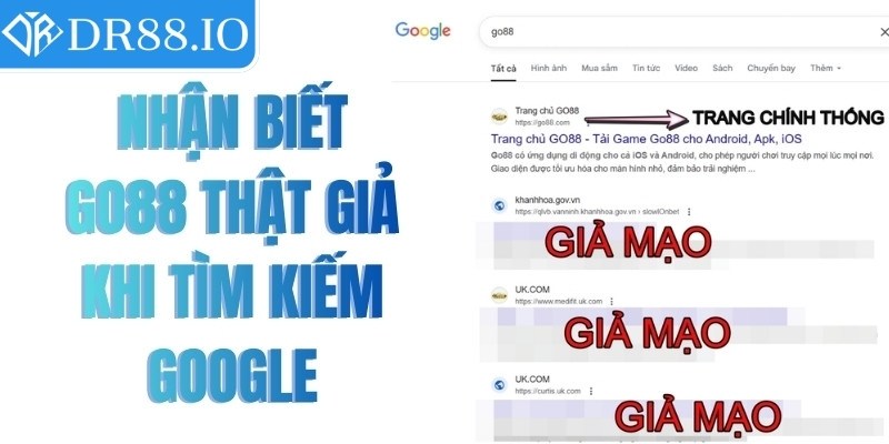 Link Go88 Giả Xuất Hiện Dày Đặc Làm Nhiễu Thông Tin Gốc 2 Đường dẫn URL link Go88 giả bất thường